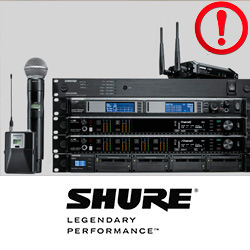 Изменение цен на оборудование Shure с 18 декабря