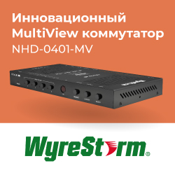 WyreStorm выпускает инновационный MultiView коммутатор NHD-0401-MV-анонс