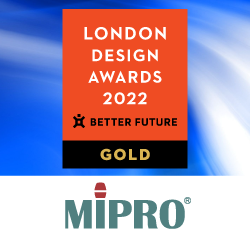 MIPRO ACT-848 завоевала золото на London Design Awards 2022 - анонс