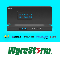 Новые бесподрывные матричные коммутаторы Wyrestorm на 8 и 16 каналов