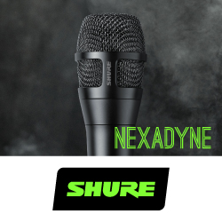 Shure представляет динамические вокальные микрофоны Nexadyne™ с технологией Revonic™, анонс