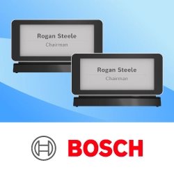 Электронные таблички Bosch DICENTIS увеличивают эффективность встреч, анонс