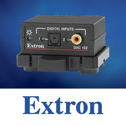 Встречайте Extron DAC 102 – двухканальный цифро-аналоговый преобразователь аудио