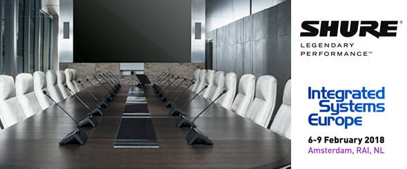Инновационные решения Shure на ISE 2018