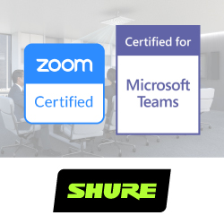 Новость: Shure получила сертификацию Zoom Rooms и Microsoft Teams
