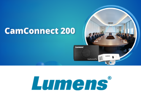 Lumens CamConnect 200 автоматизирует съемку спикера несколькими камерами в переговорных, preview
