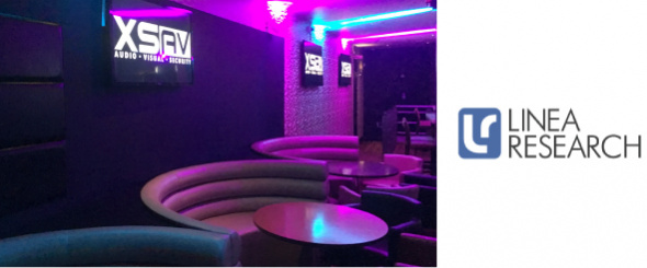 Два усилителя Linea Research для озвучивания клуба Bacchus на 500 мест