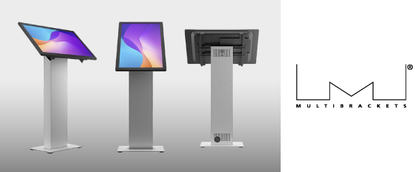 Лаконичные стойки Multibrackets для интерактивного киоска