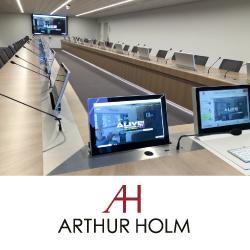 Главный зал холдинга Partenord Habitat теперь оснащен мониторами от Arthur Holm и камерами Lumens - анонс