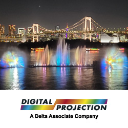 Лазерные проекторы  TITAN «засветились» в морском парке на годовщине Олимпийских игр в Токио- анонс