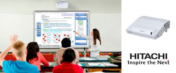 Проекторы Hitachi серии UST – все преимущества интерактивности в одном устройстве