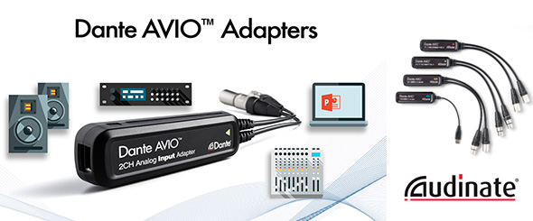 Audinate Dante AVIO – интегрируем в IP-среду практически любые звуковые системы