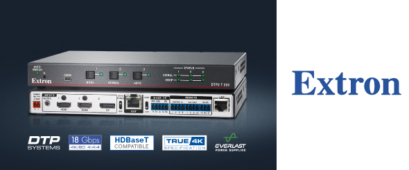 Extron – новый коммутатор 4K/60 4:4:4 с тремя входами и передатчиком DTP2