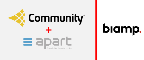 Biamp стала владельцем Community Loudspeakers и Apart Audio
