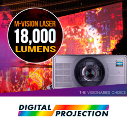 M-Vision Laser 18K – мощный 1-чиповый DLP проектор с яркостью 18 000 лм