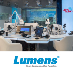 Видеотрансляции из радиостудий на оборудовании Lumens