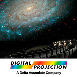 Лазерный 4K проектор Digital Projection обеспечивает работу купольного планетария с «бесшовным» изображением 