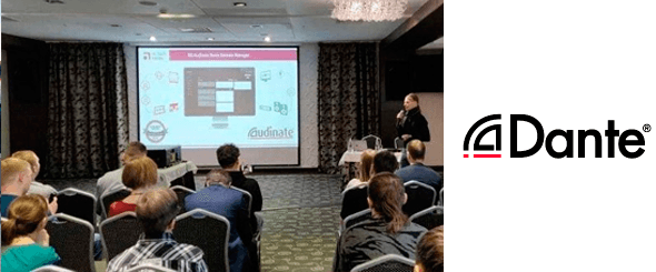 Сертифицированные тренинги AUDINATE DANTE  - теперь в "Хай-Тек Медиа"!