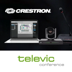 Бесшовная интеграция Televic и Crestron для конференц-залов, анонс