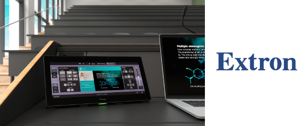 Сверхширокий сенсорный экран  Extron предлагает одновременный доступ ко всем функциям
