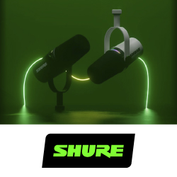 Микрофон Shure MV7+ для записи и потокового вещания нового уровня , анонс