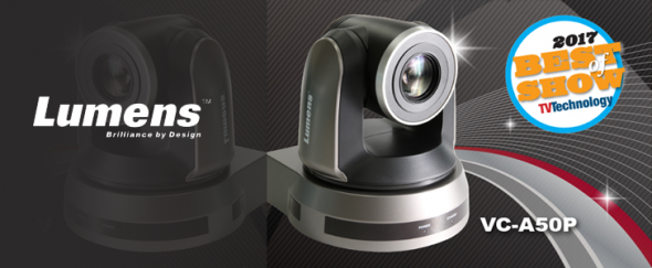 Поворотная камера VC-A50P Lumens получила награду Best of Show 2017