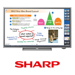 Sharp PN-L802B Новая интерактивная ЖК-панель (доска) с огромным 80" дисплеем