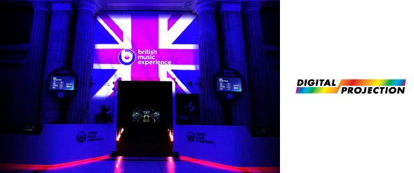 Digital Projection на главной сцене The British Music Experience вместе с величайшими музыкантами