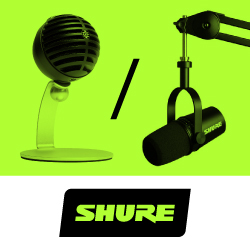 Студийное звучание новых микрофонов Shure MV7 и MV5C для подкастов и домашнего офиса — уже в Hi-Tech Media