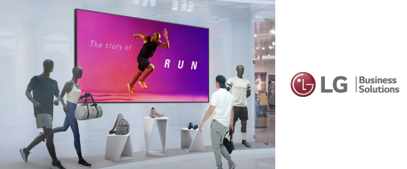 Гигантский дисплей LG 110