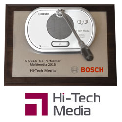 Хай-Тек Медиа - лидер продаж конференц-оборудования Bosch в России