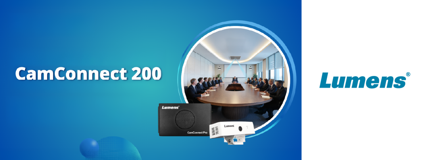 Lumens CamConnect 200 автоматизирует съемку спикера несколькими камерами в переговорных 