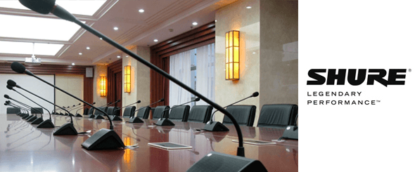 Объявляем о начале продаж конференц-систем Shure DIS