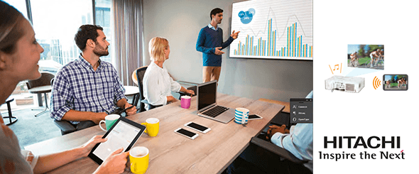Новые проекторы Hitachi 5000й серии для беспроводных презентаций