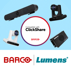 Barco расширяет совместимость с технологией интеллектуального отслеживания Lumens- анонс