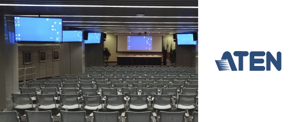 AV-распределение и унифицированные коммуникации для лекционного зала на решении ATEN