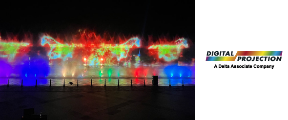Мэппинг на фонтаны поразил зрителей благодаря 1-чиповым проекторам Digital Projection