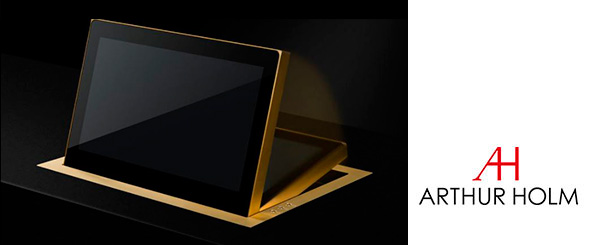 Исключительная роскошь - выдвижной монитор Dynamic1H в золоте