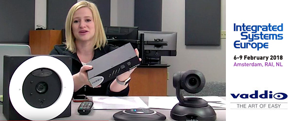 АВ-решения Vaddio для интеграторов на выставке ISE'18