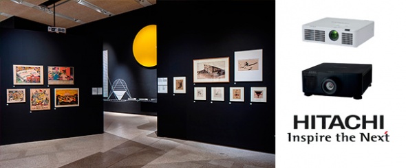 Проекторы Hitachi эффектно представили Москву в Музее дизайна в Лондоне