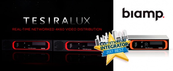 Biamp Systems удостоена награды Commercial Integrator 2017 BEST Award