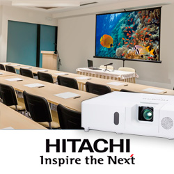 Новый сетевой портативный проектор Hitachi для офисов и учебных заведений по выгодной цене