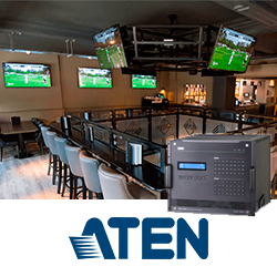 Система коммутации сигналов ATEN для бара Elevens Bar & Grill, Великобритания