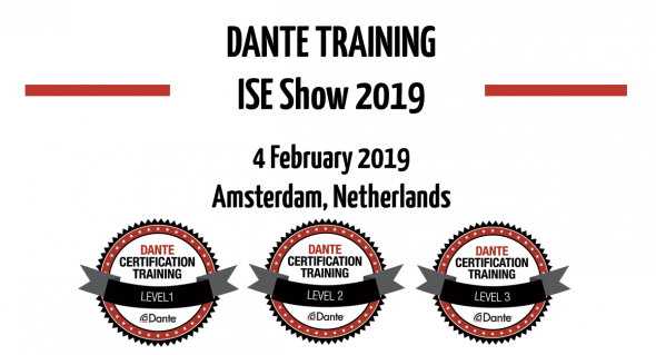 ISE 2019: Dante тренинги компании Audinate и новые продукты Dante AV