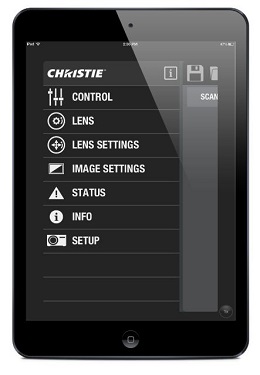 Мобильное приложение Christie InControl 