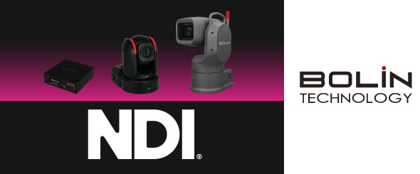 Интеграция NDI в камеры, контроллеры и декодеры Bolin 