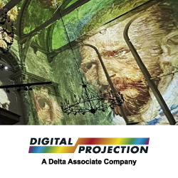 Digital Projection создает 360° шедевр для выставки «Винсент встречает Рембрандта»- анонс