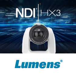 Lumens объявляет о поддержке NDI|HX3 в новой PTZ-камере VC-A71SN - анонс