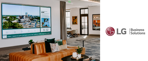Экраны от LG в штаб-квартире крупнейшего девелопера Южной Каролины