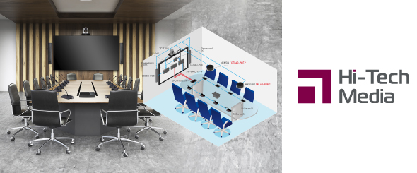 Каталог Hi-Tech Media с готовыми типовыми решениями для переговорных комнат упрощает поиск решений и повышает качество проектов